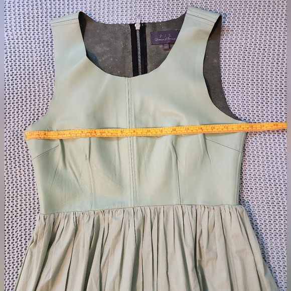 Vintage Sundress Fit And Flare, Size M, Fits Like An M Petite. Green. - Picture 4 of 7